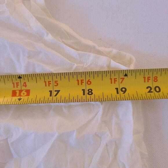 By JJ Lightweight Off White Summer Dress Size S - Picture 8 of 9